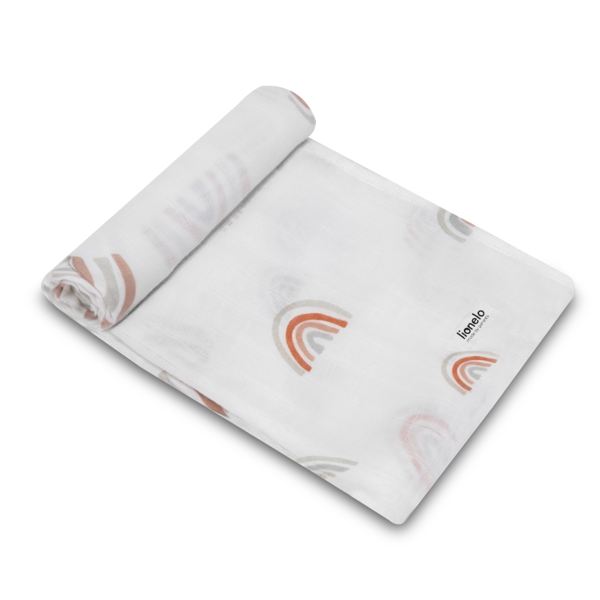 Lionelo - Ensemble de 3 langes en bambou BAMBOO SET 70x70 cm Arc-en-ciel