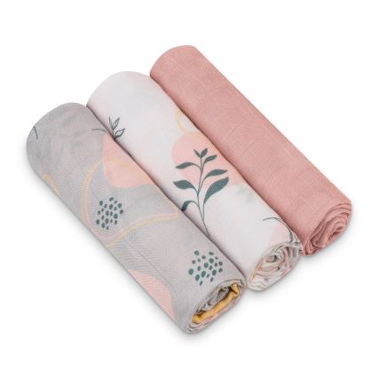 Lionelo - Ensemble de 3 langes en bambou BAMBOO SET 70x70 cm Feuille