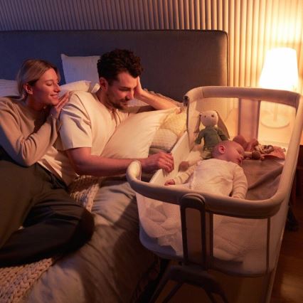 Lionelo - Lit bébé 2 en 1 LUNA gris