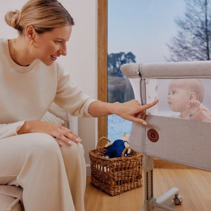 Lionelo - Lit bébé 3 en 1 AURORA beige