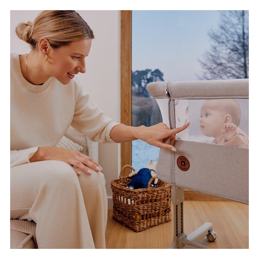 Lionelo - Lit bébé 3 en 1 AURORA beige