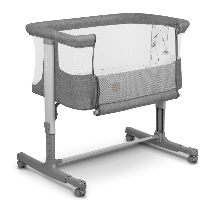 Lionelo - Lit bébé 3 en 1 AURORA gris foncé