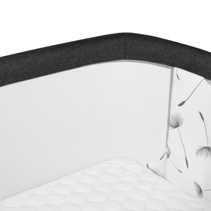 Lionelo - Lit bébé 3-en-1 AURORA Gris Graphite