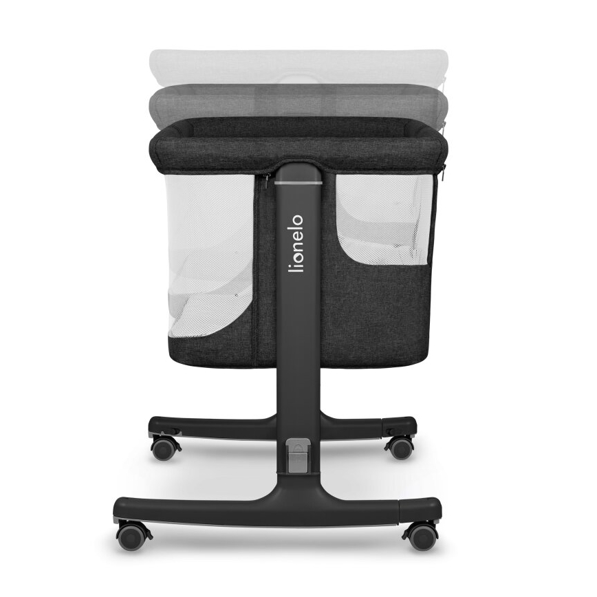 Lionelo - Lit bébé 3 en 1 AURORA noir