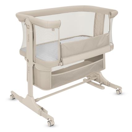 Lionelo - Lit bébé 3 en 1 JODIE Beige crème