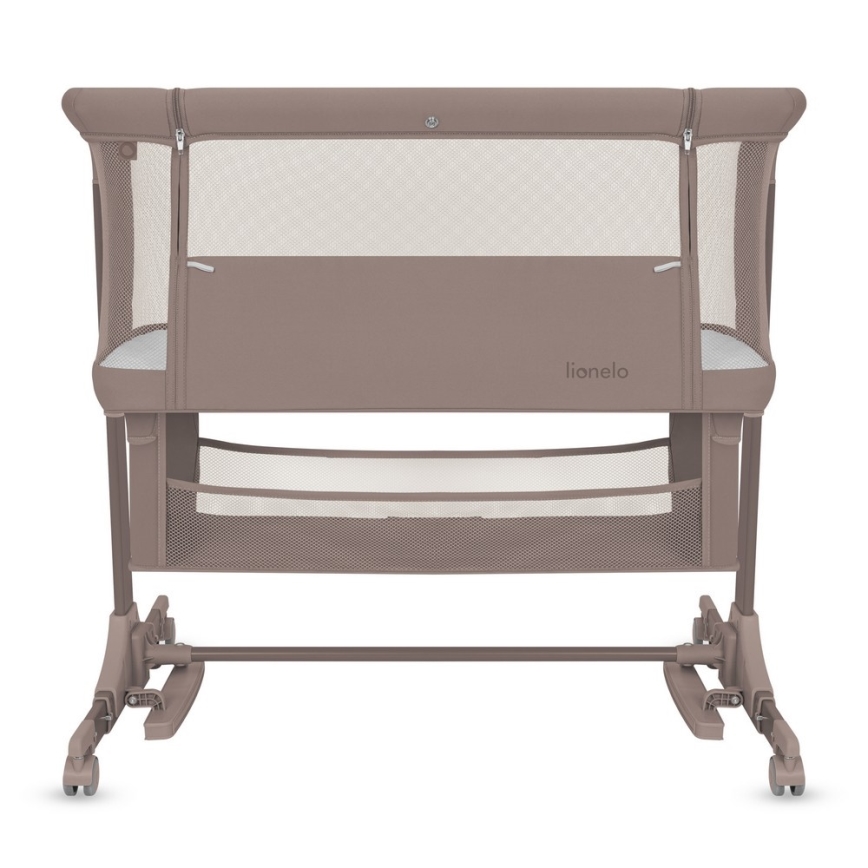 Lionelo - Lit bébé 3 en 1 JODIE Beige Taupe