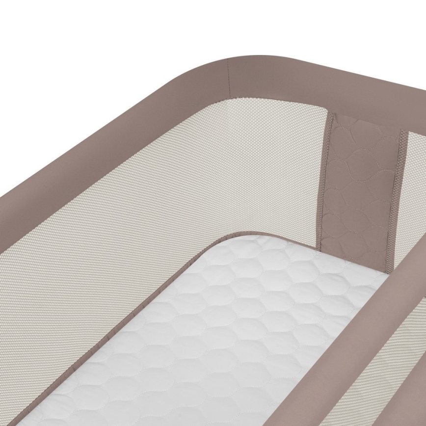 Lionelo - Lit bébé 3 en 1 JODIE Beige Taupe