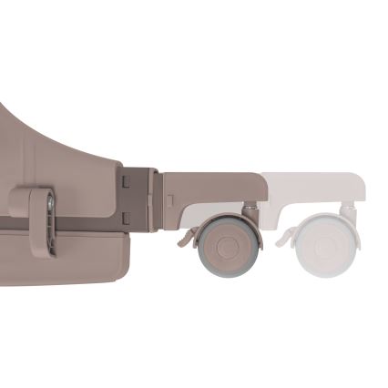 Lionelo - Lit bébé 3 en 1 JODIE Beige Taupe