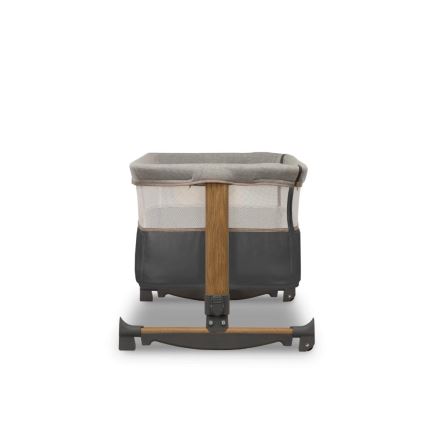 Lionelo - Lit bébé 3-en-1 LEONIE gris/noir