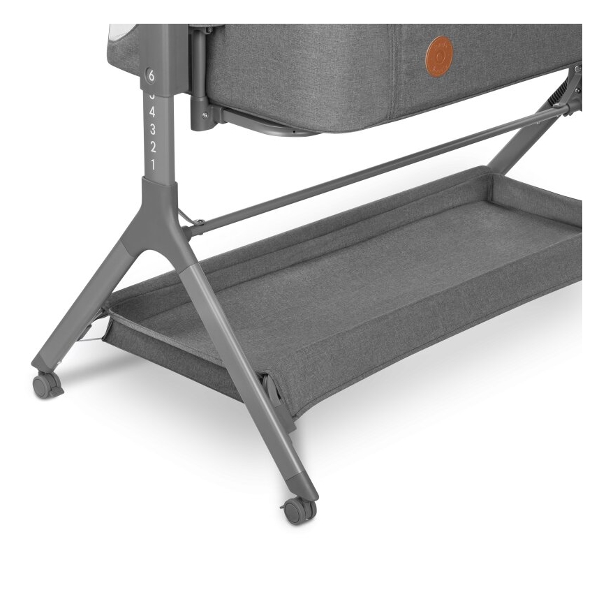 Lionelo - Lit bébé 3-en-1 LEONIE PLUS gris