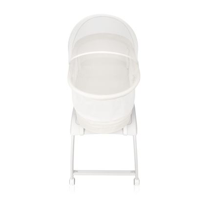 Lionelo - Lit bébé CORAL White avec pèse-bébé intégré