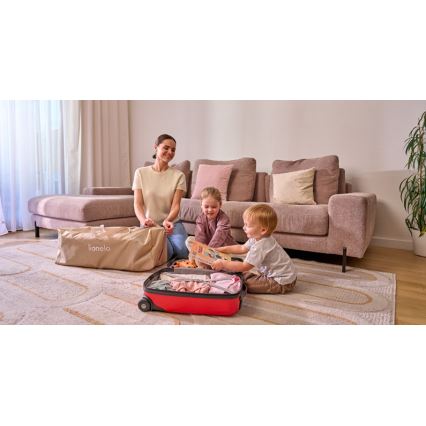 Lionelo - Lit de voyage 3 en 1 ELLEN Beige Sand