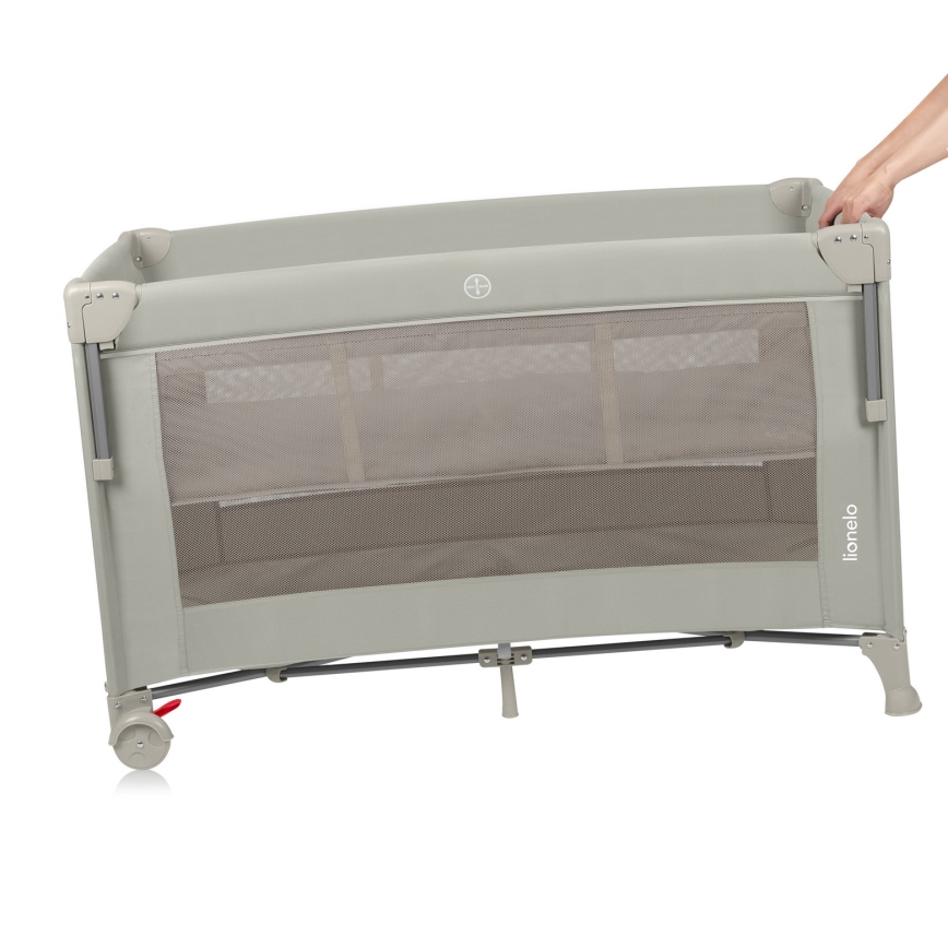 Lionelo - Lit de voyage 3 en 1 ELLEN Beige Sand