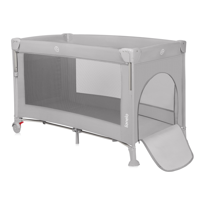 Lionelo - Lit de voyage 3 en 1 ELLEN Grey Concrete