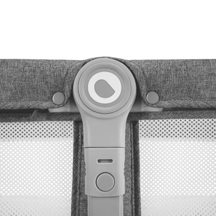 Lionelo - Lit de voyage 3 en 1 MALIN Gris pierre