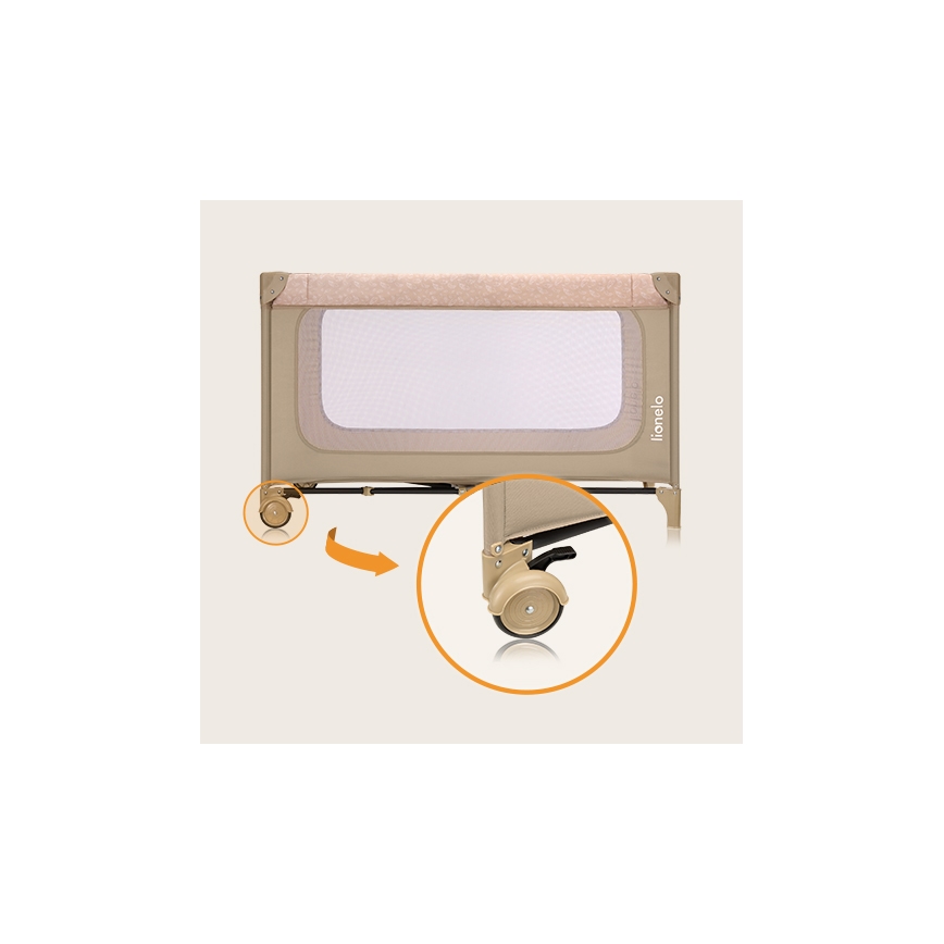 Lionelo - Lit de voyage JASMIN EASY FOLD Beige