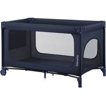 Lionelo - Lit de voyage JASMIN EASY FOLD Bleu Marine