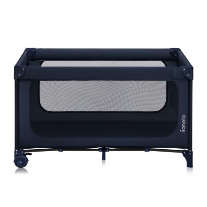 Lionelo - Lit de voyage JASMIN EASY FOLD Bleu Marine