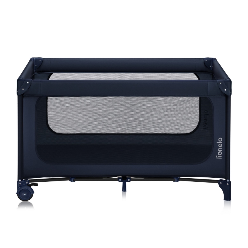 Lionelo - Lit de voyage JASMIN EASY FOLD Bleu Marine