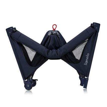 Lionelo - Lit de voyage JASMIN EASY FOLD Bleu Marine