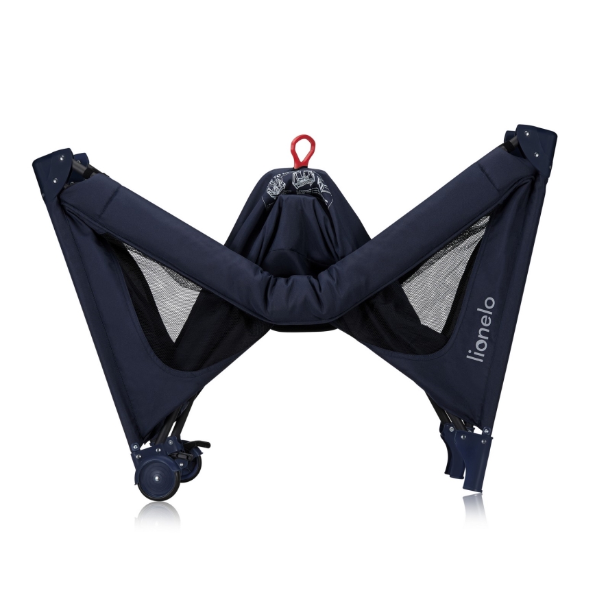 Lionelo - Lit de voyage JASMIN EASY FOLD Bleu Marine