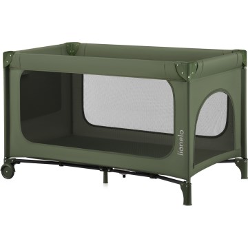Lionelo - Lit de voyage JASMIN EASY FOLD Vert olive