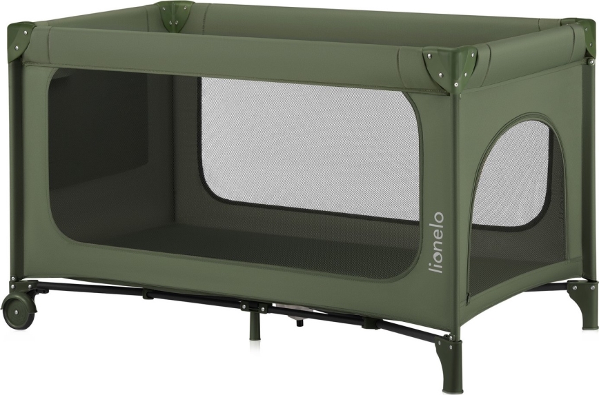Lionelo - Lit de voyage JASMIN EASY FOLD Vert olive