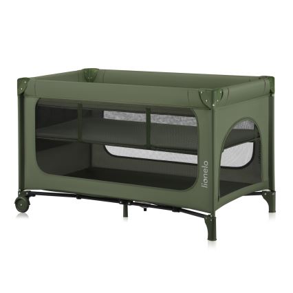 Lionelo - Lit de voyage JASMIN EASY FOLD Vert olive