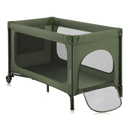Lionelo - Lit de voyage JASMIN EASY FOLD Vert olive