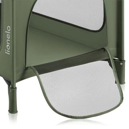 Lionelo - Lit de voyage JASMIN EASY FOLD Vert olive