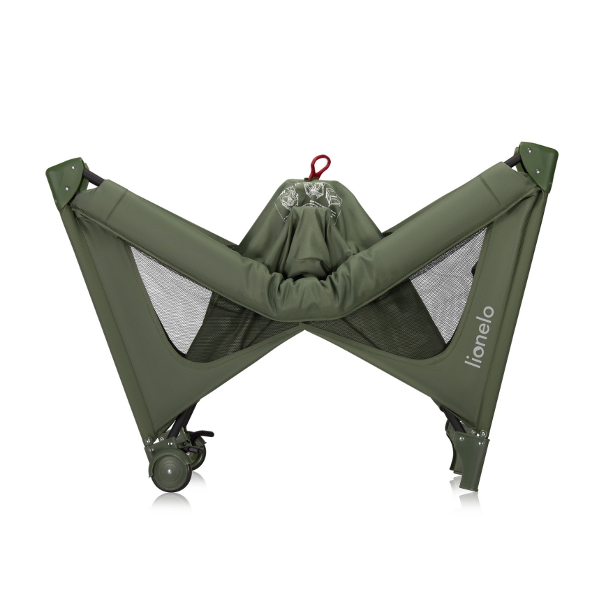 Lionelo - Lit de voyage JASMIN EASY FOLD Vert olive