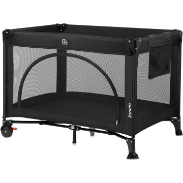 Lionelo - Lit de voyage LAURA Black Carbon