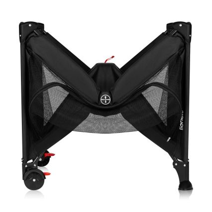 Lionelo - Lit de voyage LAURA Black Carbon