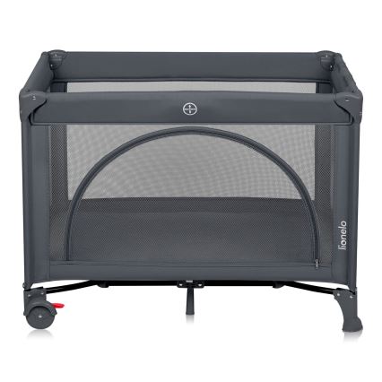 Lionelo - Lit de voyage LAURA Grey Concrete