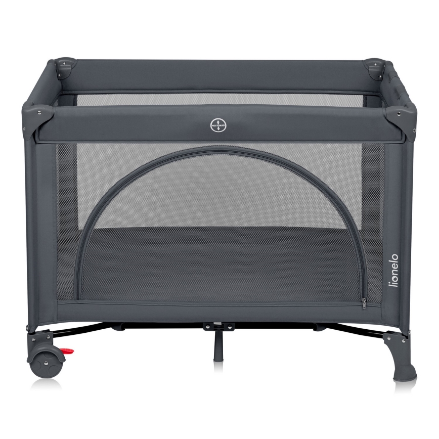 Lionelo - Lit de voyage LAURA Grey Concrete