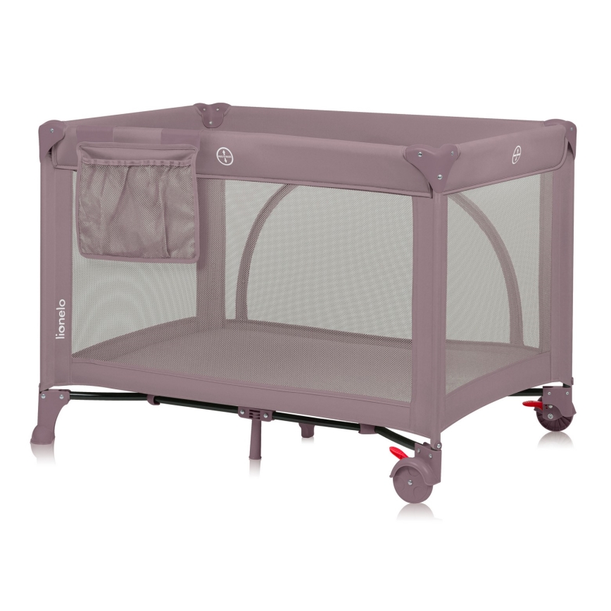Lionelo - Lit de voyage LAURA Pink Nude