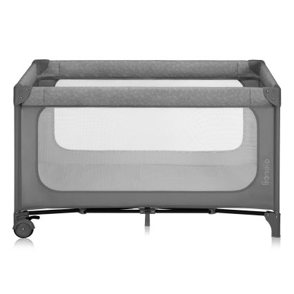 Lionelo - Lit de voyage pliant JASMIN EASY FOLD Gris Stone