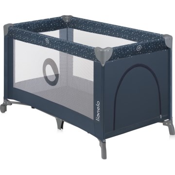 Lionelo - Lit de voyage STEFI Blue Grey