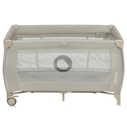 Lionelo - Lit de voyage STEFI PLUS Beige Cappuccino