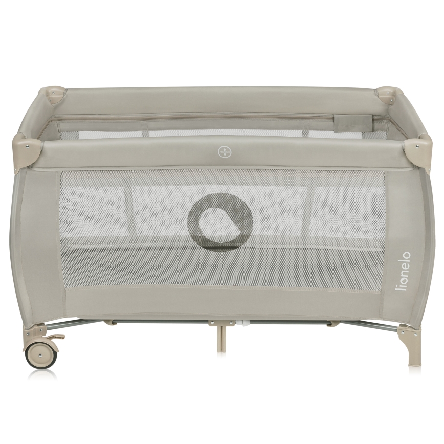 Lionelo - Lit de voyage STEFI PLUS Beige Cappuccino