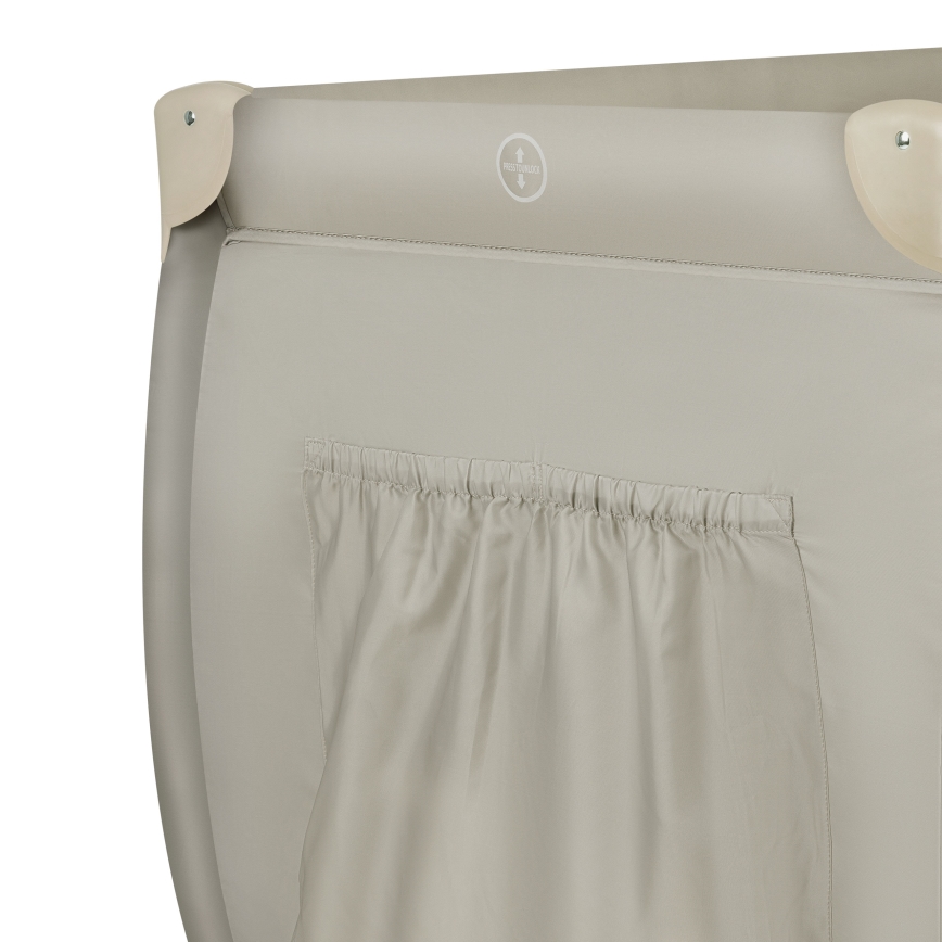 Lionelo - Lit de voyage STEFI PLUS Beige Cappuccino