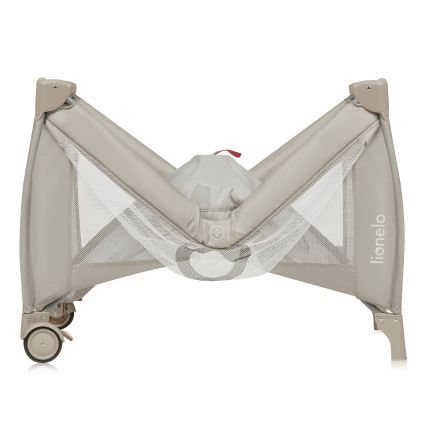 Lionelo - Lit de voyage STEFI PLUS Beige Cappuccino