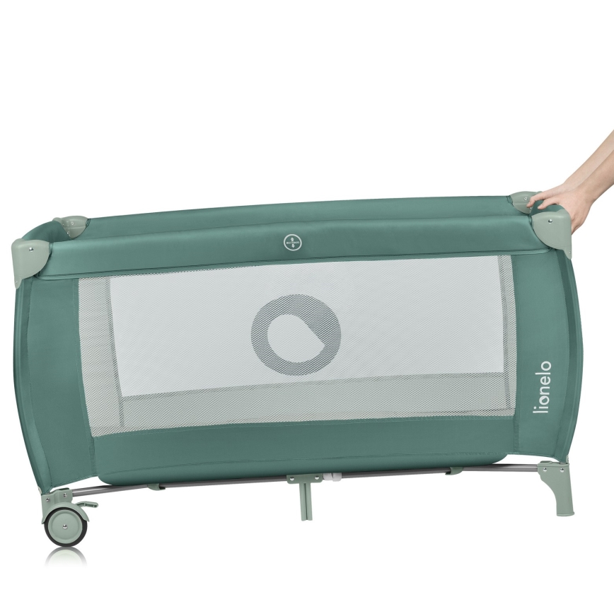 Lionelo - Lit de voyage STEFI PLUS Green Olive