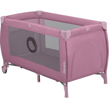 Lionelo - Lit de voyage STEFI PLUS Magnolia Rose