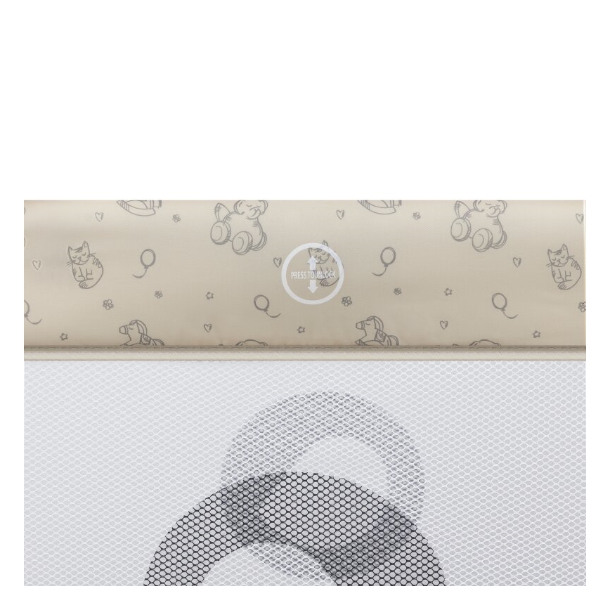 Lionelo - Lit de voyage SVEN PLUS beige