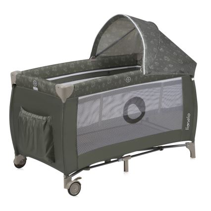 Lionelo - Lit de voyage SVEN PLUS Beige Olive