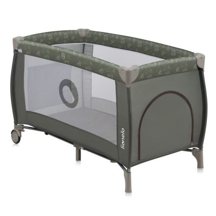 Lionelo - Lit de voyage SVEN PLUS Beige Olive