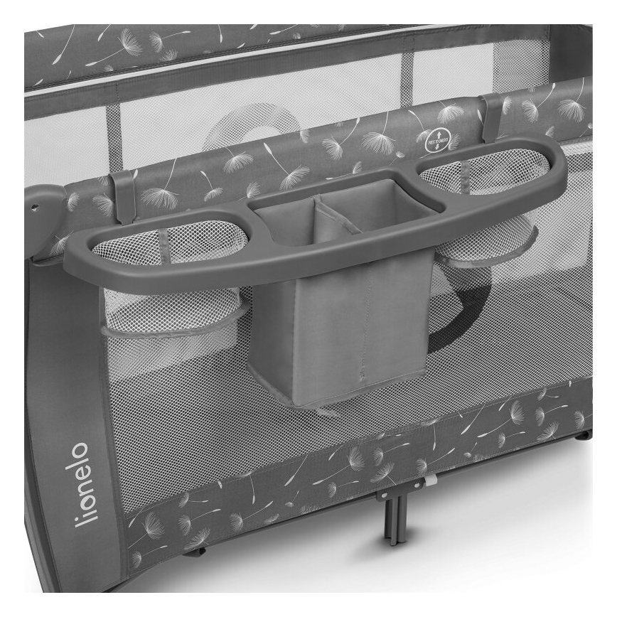 Lionelo - Lit de voyage SVEN PLUS gris