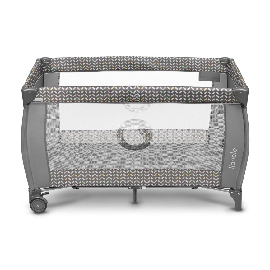 Lionelo - Lit de voyage SVEN PLUS gris