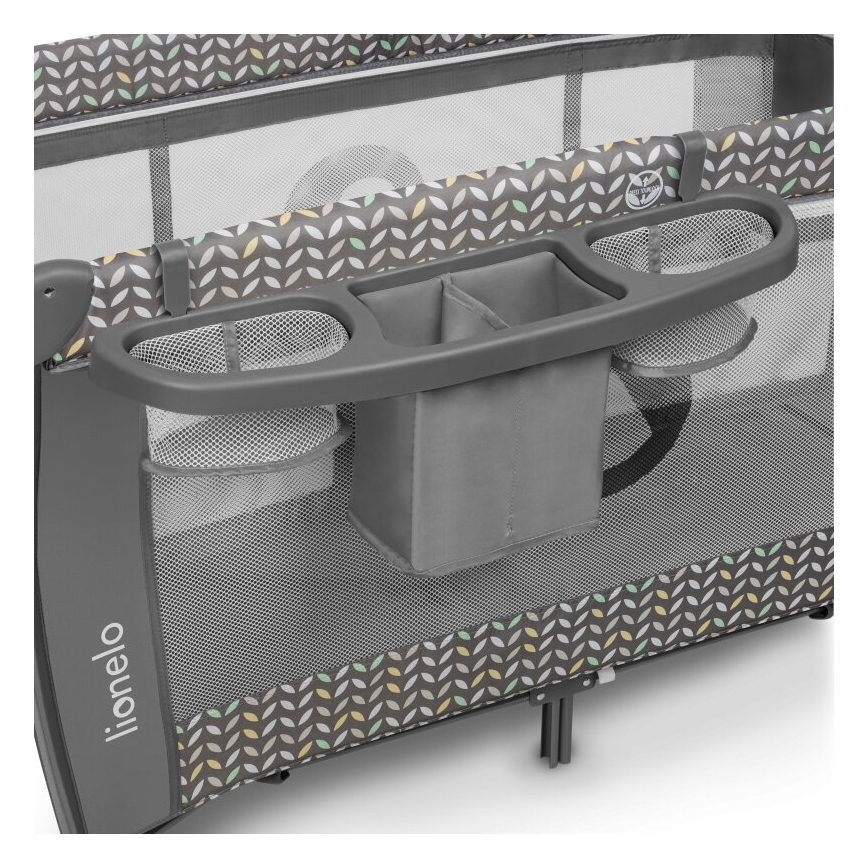 Lionelo - Lit de voyage SVEN PLUS gris